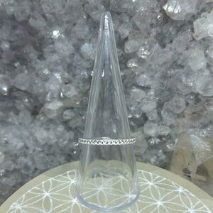 Elegant CZ Stacking Band Ring